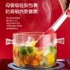 Cross-border silicone food tongs, stainless steel food tongs, barbecue tongs, steak and bread grilled meat tongs, high-temperature resistant and anti-scald tongs Application Scenario